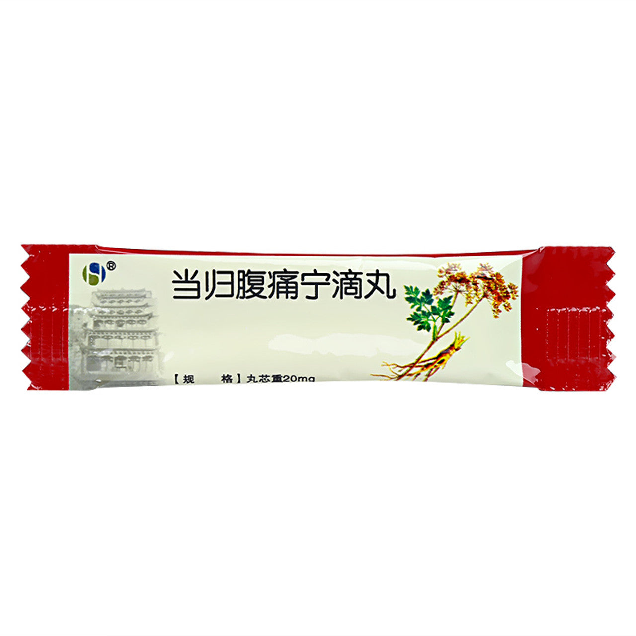 China Herb. Brand Heshengtang. Danggui Futongning Diwan or  Danggui Futongning Dripping Pills or Dang Gui Fu Tong Ning Di Wan for dysmenorrhea, postpartum contractions, and acute abdominal pain caused by infectious diarrhea.